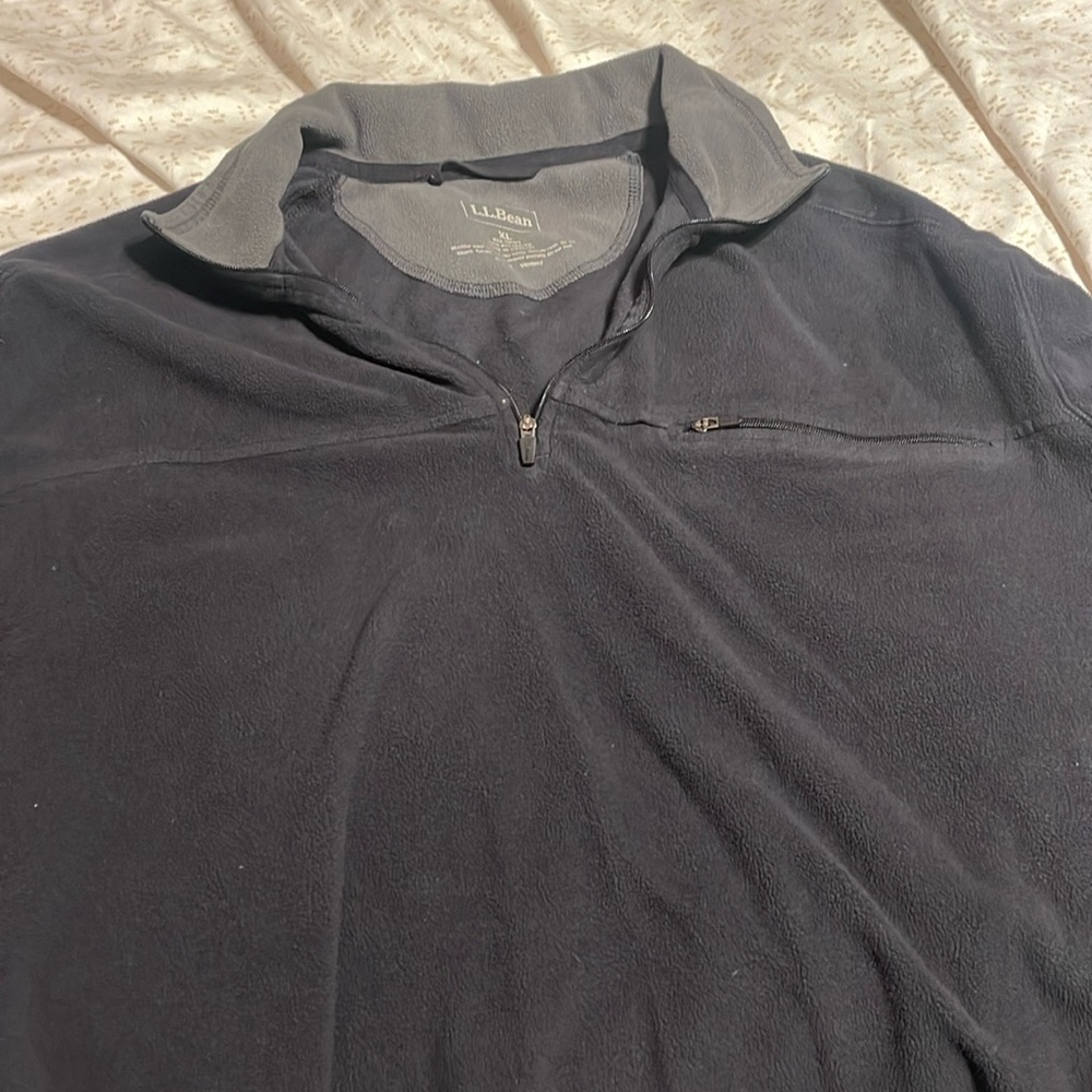 LL Bean fleece pullover